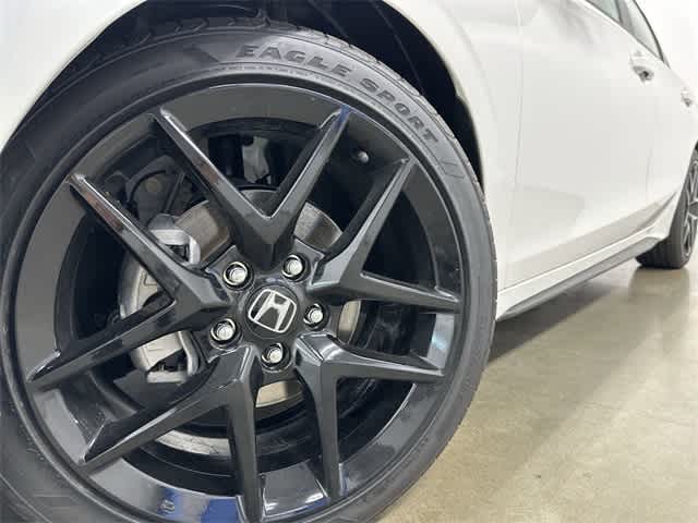 2025 Honda Civic Hatchback Sport Platinum White Pearl at Sterling McCall Acura
