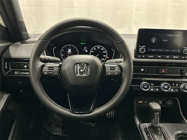 2025 Honda Civic Hatchback Sport Platinum White Pearl at Sterling McCall Acura