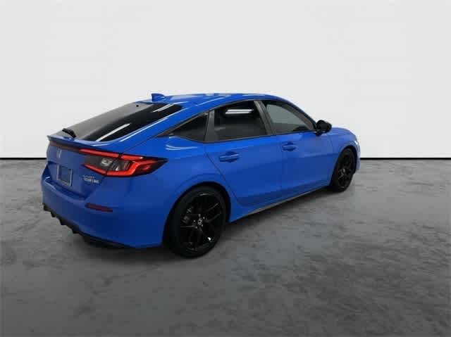 2022 Honda Civic Hatchback Sport Boost Blue Pearl at Sterling McCall Acura