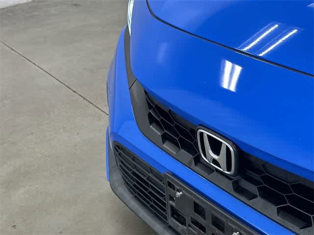 2022 Honda Civic Hatchback Sport Boost Blue Pearl at Sterling McCall Acura