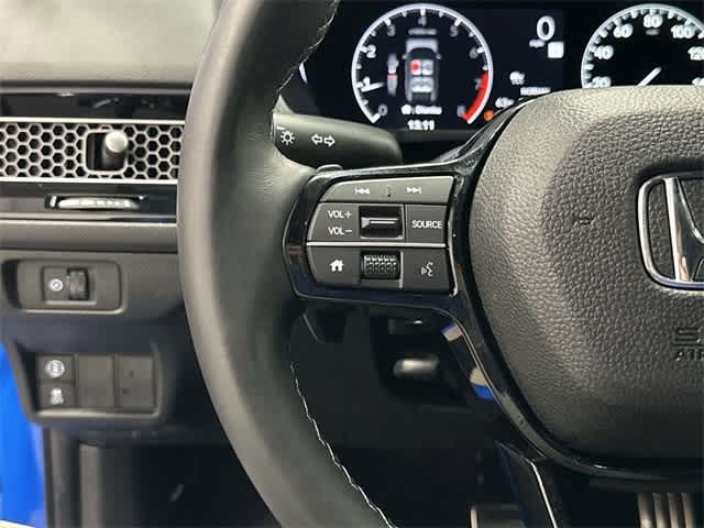 2022 Honda Civic Hatchback Sport Boost Blue Pearl at Sterling McCall Acura