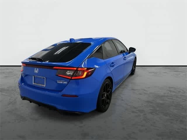 2022 Honda Civic Hatchback Sport Boost Blue Pearl at Sterling McCall Acura