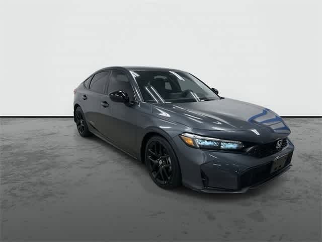2025 Honda Civic Hatchback Sport Meteorite Gray Metallic at Sterling McCall Acura