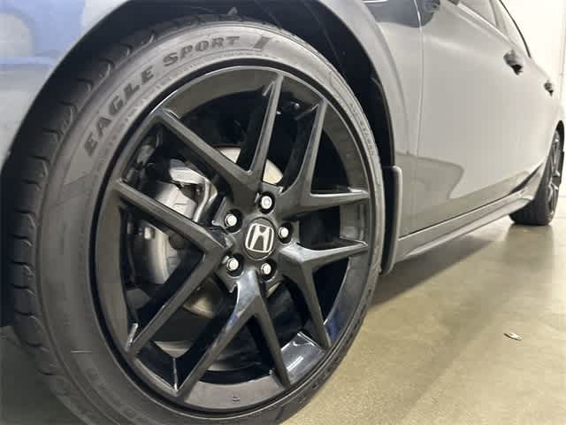 2025 Honda Civic Hatchback Sport Meteorite Gray Metallic at Sterling McCall Acura