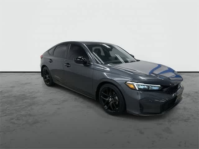 2025 Honda Civic Hatchback Sport Meteorite Gray Metallic at Sterling McCall Acura