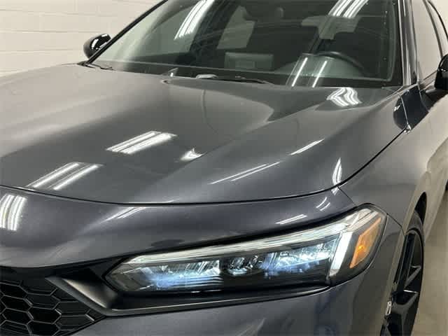 2025 Honda Civic Hatchback Sport Meteorite Gray Metallic at Sterling McCall Acura