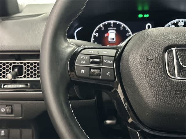 2025 Honda Civic Hatchback Sport Meteorite Gray Metallic at Sterling McCall Acura