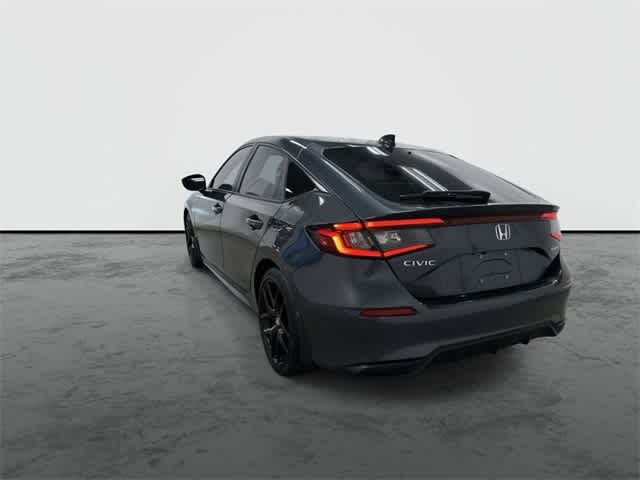 2025 Honda Civic Hatchback Sport Meteorite Gray Metallic at Sterling McCall Acura