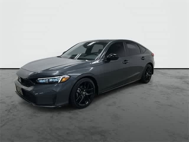 2025 Honda Civic Hatchback Sport Meteorite Gray Metallic at Sterling McCall Acura