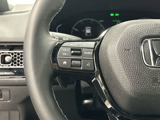 2026 Honda Civic Hatchback Hybrid Sport White at Honda of Clear Lake