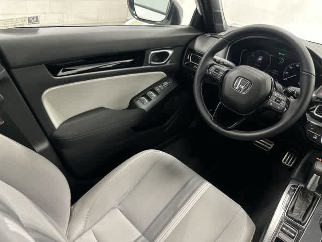 2026 Honda Civic Hatchback Hybrid Sport White at Honda of Clear Lake