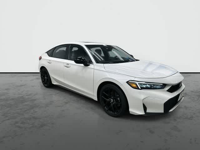 2026 Honda Civic Hatchback Hybrid Sport White at Honda of Clear Lake