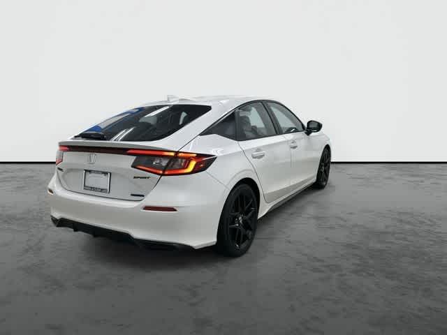 2026 Honda Civic Hatchback Hybrid Sport White at Honda of Clear Lake