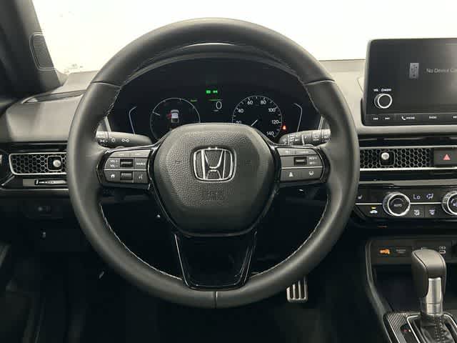 2026 Honda Civic Hatchback Hybrid Sport White at Honda of Clear Lake