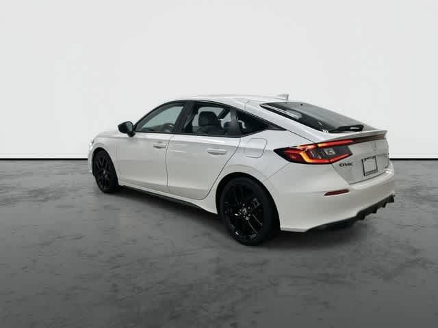 2026 Honda Civic Hatchback Hybrid Sport White at Honda of Clear Lake