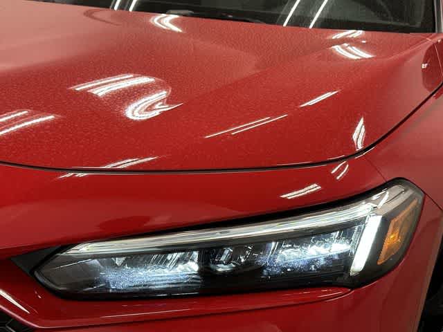 2026 Honda Civic Hatchback Hybrid Sport Red at Honda of Clear Lake