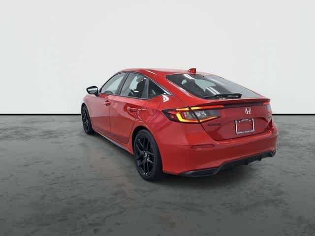 2026 Honda Civic Hatchback Hybrid Sport Red at Honda of Clear Lake