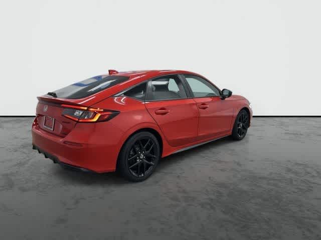 2026 Honda Civic Hatchback Hybrid Sport Red at Honda of Clear Lake