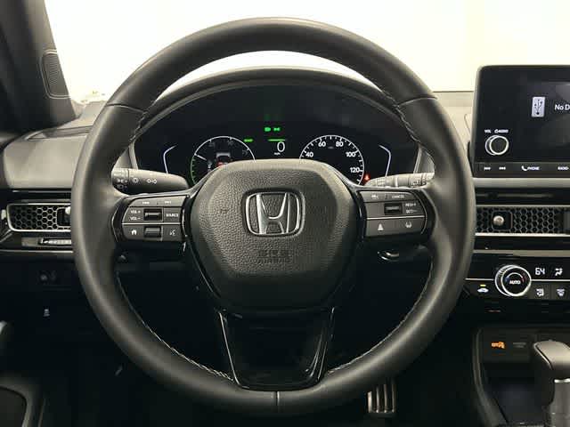 2026 Honda Civic Hatchback Hybrid Sport Red at Honda of Clear Lake