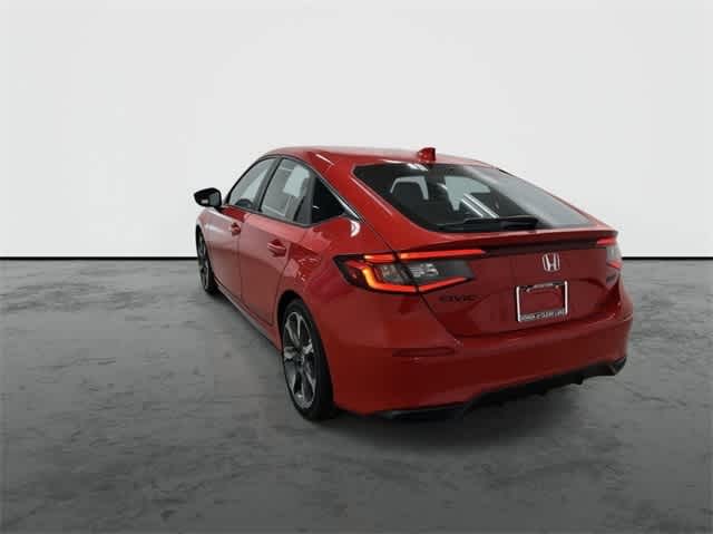 2026 Honda Civic Hatchback Hybrid Sport Touring Rallye Red at Honda of Clear Lake