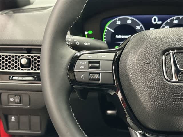 2026 Honda Civic Hatchback Hybrid Sport Touring Rallye Red at Honda of Clear Lake