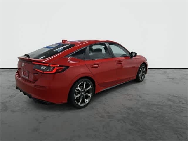 2026 Honda Civic Hatchback Hybrid Sport Touring Rallye Red at Honda of Clear Lake