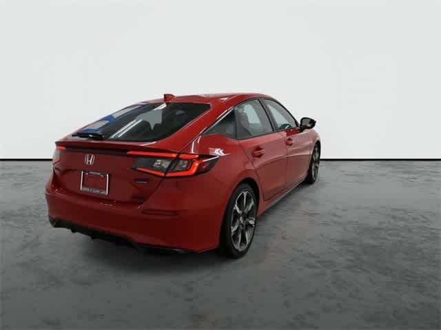 2026 Honda Civic Hatchback Hybrid Sport Touring Rallye Red at Honda of Clear Lake
