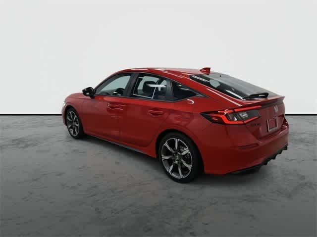 2026 Honda Civic Hatchback Hybrid Sport Touring Rallye Red at Honda of Clear Lake