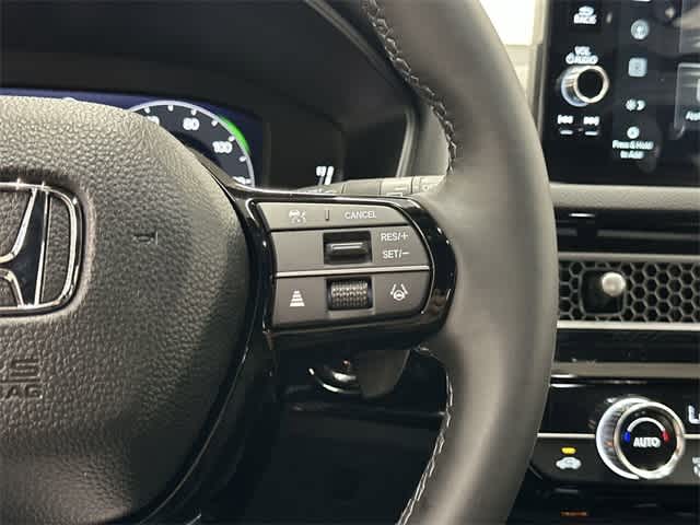 2026 Honda Civic Hatchback Hybrid Sport Touring Rallye Red at Honda of Clear Lake