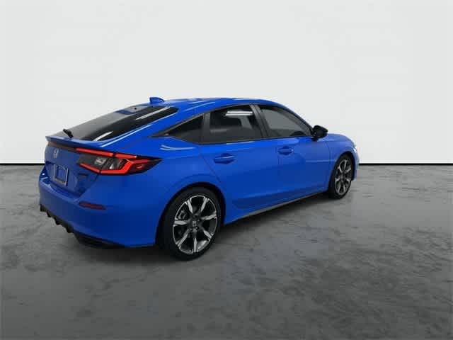 2026 Honda Civic Hatchback Hybrid Sport Touring Boost Blue Pearl at Honda of Clear Lake