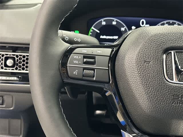 2026 Honda Civic Hatchback Hybrid Sport Touring Boost Blue Pearl at Honda of Clear Lake