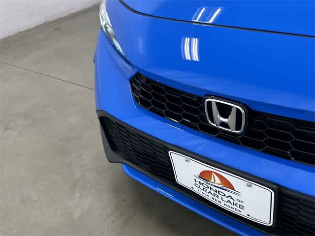 2026 Honda Civic Hatchback Hybrid Sport Touring Boost Blue Pearl at Honda of Clear Lake