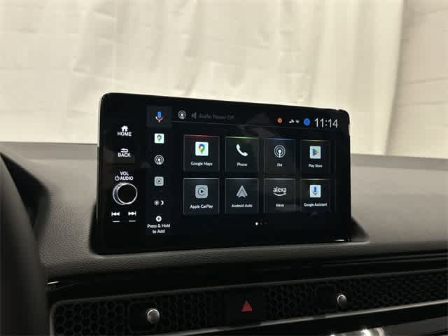 2026 Honda Civic Hatchback Hybrid Sport Touring Boost Blue Pearl at Honda of Clear Lake