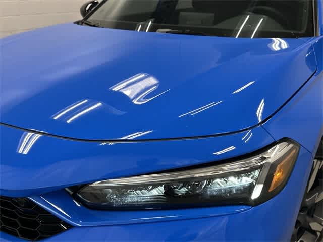 2026 Honda Civic Hatchback Hybrid Sport Touring Boost Blue Pearl at Honda of Clear Lake