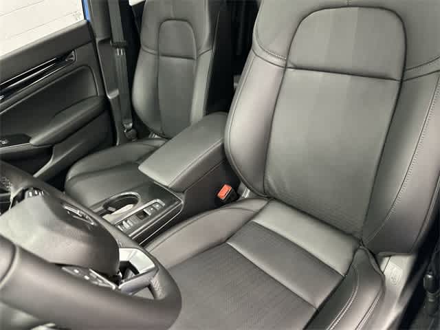 2026 Honda Civic Hatchback Hybrid Sport Touring Boost Blue Pearl at Honda of Clear Lake