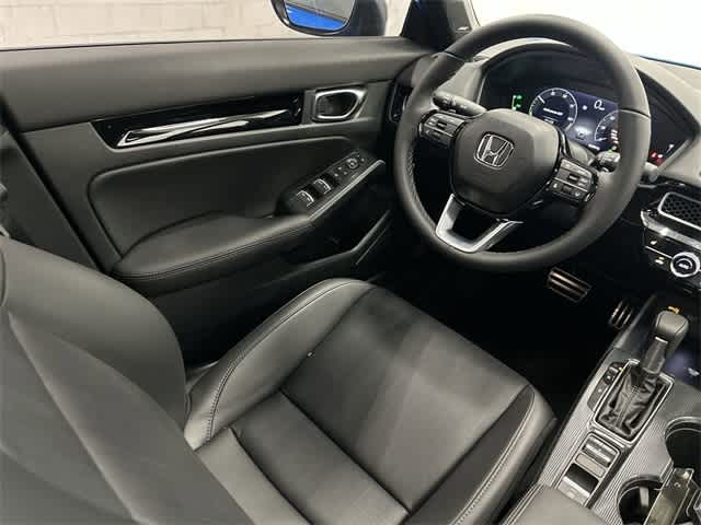 2026 Honda Civic Hatchback Hybrid Sport Touring Boost Blue Pearl at Honda of Clear Lake