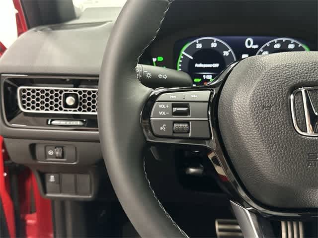 2026 Honda Civic Hatchback Hybrid Sport Touring Rallye Red at Honda of Clear Lake