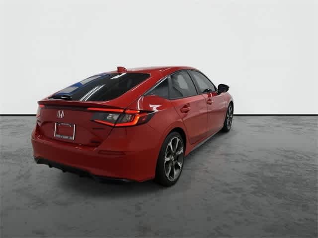 2026 Honda Civic Hatchback Hybrid Sport Touring Rallye Red at Honda of Clear Lake