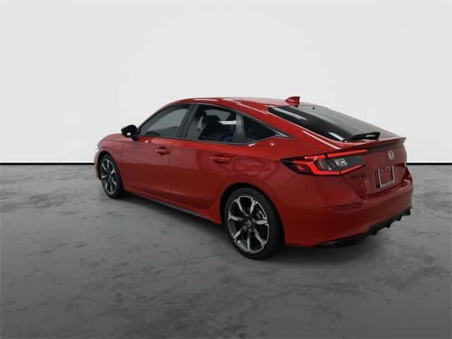 2026 Honda Civic Hatchback Hybrid Sport Touring Rallye Red at Honda of Clear Lake