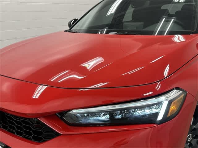 2026 Honda Civic Hatchback Hybrid Sport Touring Rallye Red at Honda of Clear Lake