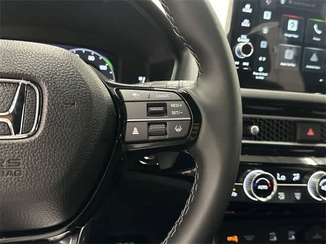 2026 Honda Civic Hatchback Hybrid Sport Touring Rallye Red at Honda of Clear Lake