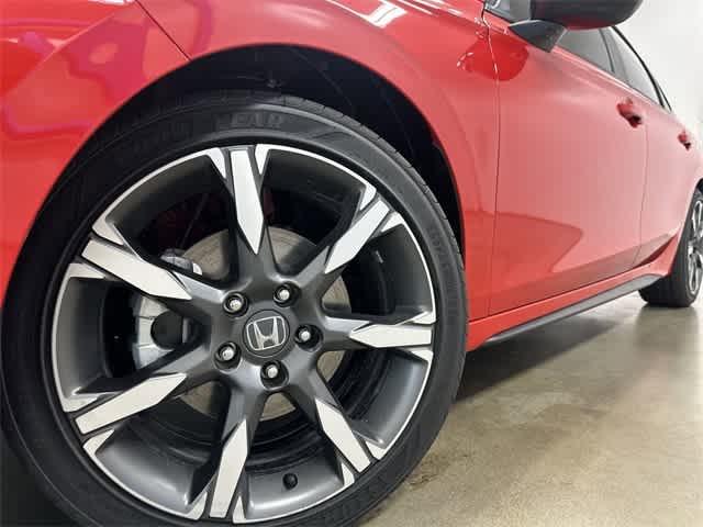 2026 Honda Civic Hatchback Hybrid Sport Touring Rallye Red at Honda of Clear Lake