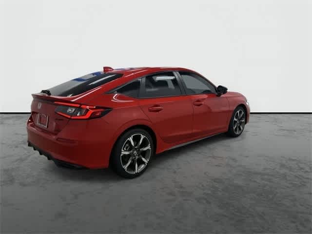 2026 Honda Civic Hatchback Hybrid Sport Touring Rallye Red at Honda of Clear Lake