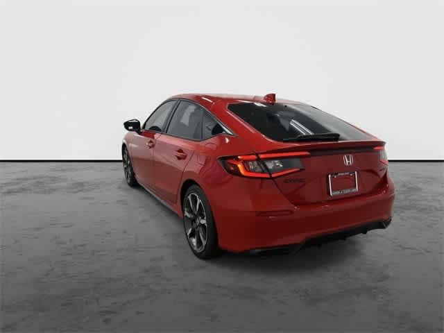 2026 Honda Civic Hatchback Hybrid Sport Touring Rallye Red at Honda of Clear Lake