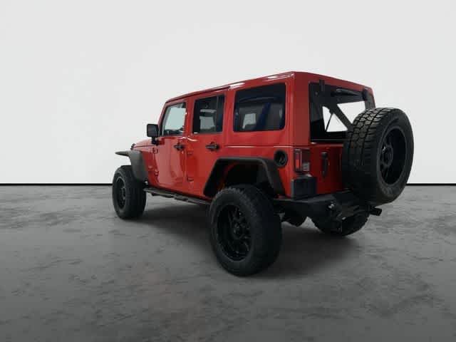 2017 Jeep Wrangler Unlimited Sahara Firecracker Red Clearcoat at Lexus of Clear Lake