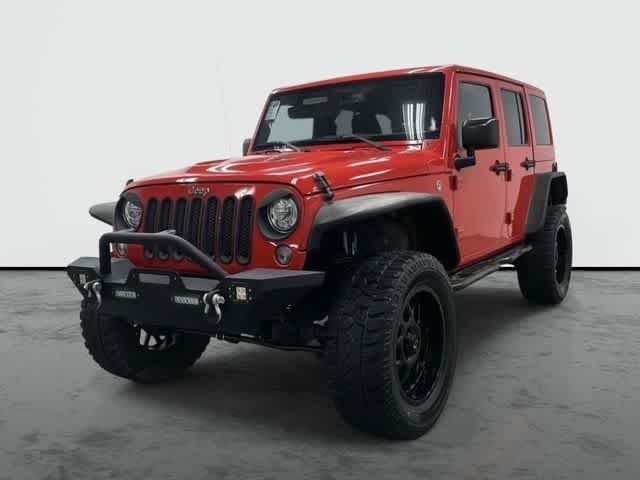 2017 Jeep Wrangler Unlimited Sahara Firecracker Red Clearcoat at Lexus of Clear Lake