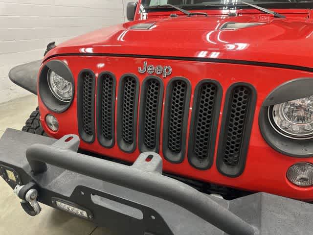 2017 Jeep Wrangler Unlimited Sahara Firecracker Red Clearcoat at Lexus of Clear Lake