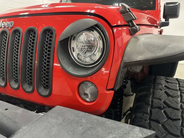 2017 Jeep Wrangler Unlimited Sahara Firecracker Red Clearcoat at Lexus of Clear Lake