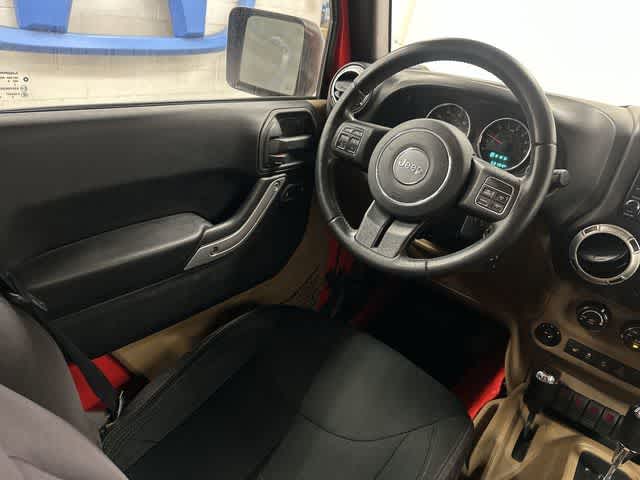 2017 Jeep Wrangler Unlimited Sahara Firecracker Red Clearcoat at Lexus of Clear Lake
