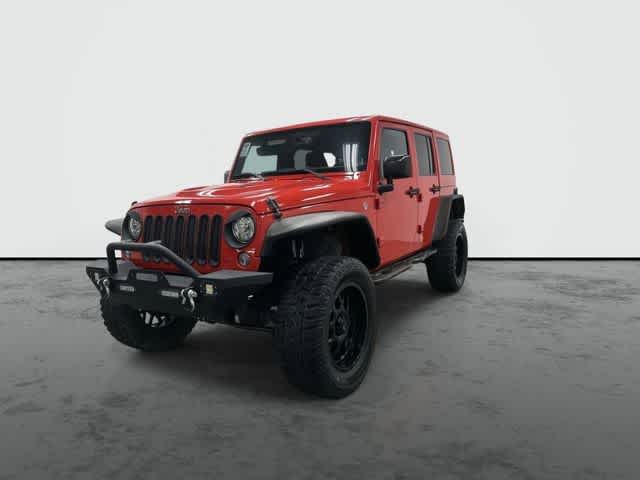 2017 Jeep Wrangler Unlimited Sahara Firecracker Red Clearcoat at Lexus of Clear Lake